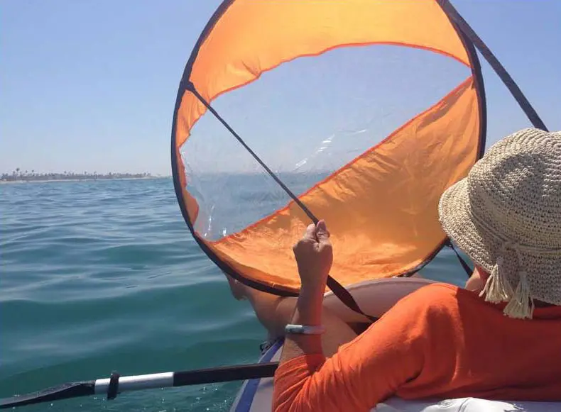 Vela pop-up para Kayaks, SUP, canoas